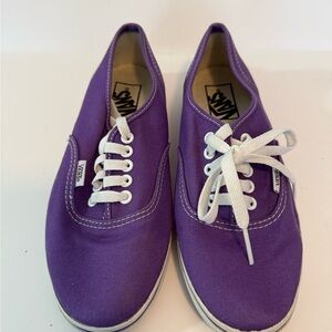 Vans Purple Canvas Sneakers